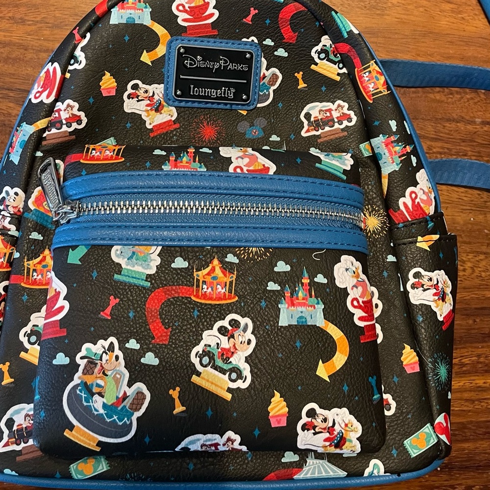 USED ONLY ONCE Disney Loungefly backpack